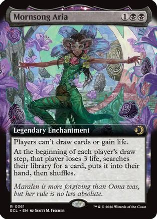 Mornsong Aria (Extended Art) (ECL-361) [Lorwyn Eclipsed] Foil