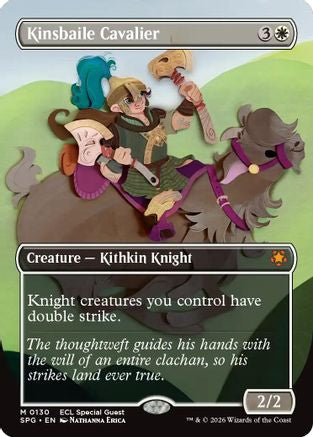 Kinsbaile Cavalier (Borderless) (SPG-130) [Special Guests] Foil