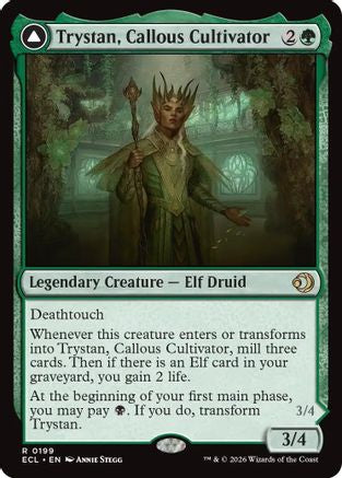 Trystan, Callous Cultivator (ECL-199) [Lorwyn Eclipsed] Foil