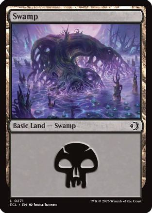 Swamp (0271) (ECL-271) [Lorwyn Eclipsed] Foil