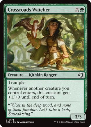 Crossroads Watcher (ECL-173) [Lorwyn Eclipsed] Foil