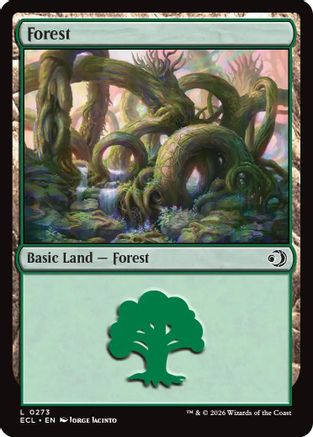 Forest (ECL-273) [Lorwyn Eclipsed]