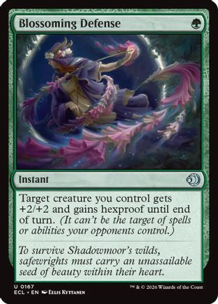 Blossoming Defense (ECL-167) [Lorwyn Eclipsed] Foil