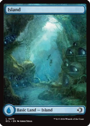 Island (0275) (ECL-275) [Lorwyn Eclipsed] Foil