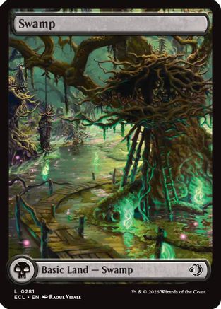 Swamp (0281) (ECL-281) [Lorwyn Eclipsed] Foil