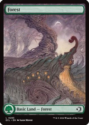 Forest (0283) (ECL-283) [Lorwyn Eclipsed] Foil
