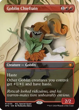Goblin Chieftain (Borderless) (SPG-135) [Special Guests]