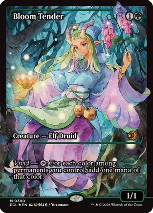 Bloom Tender (0390) (Showcase) (ECL-390) [Lorwyn Eclipsed] Foil