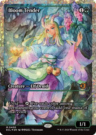 Bloom Tender (0400) (Showcase) (Fracture Foil) (ECL-400) [Lorwyn Eclipsed] Foil