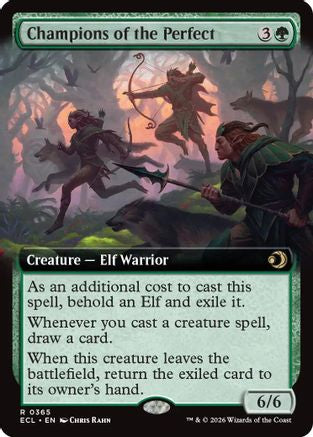 Champions of the Perfect (Extended Art) (ECL-365) [Lorwyn Eclipsed] Foil