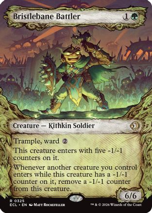Bristlebane Battler (Showcase) (ECL-325) [Lorwyn Eclipsed] Foil