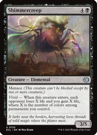 Shimmercreep (ECL-120) [Lorwyn Eclipsed] Foil