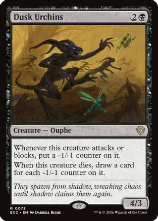 Dusk Urchins (ECC-073) [Commander: Lorwyn Eclipsed]