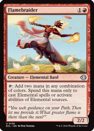 Flamebraider (ECL-139) [Lorwyn Eclipsed] Foil