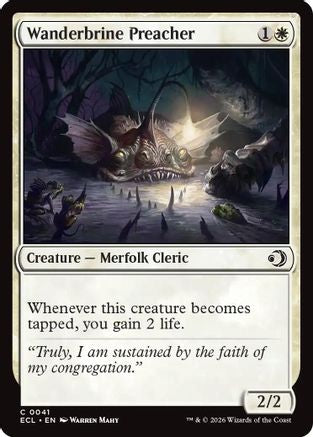 Wanderbrine Preacher (ECL-041) [Lorwyn Eclipsed] Foil