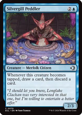 Silvergill Peddler (ECL-070) [Lorwyn Eclipsed] Foil