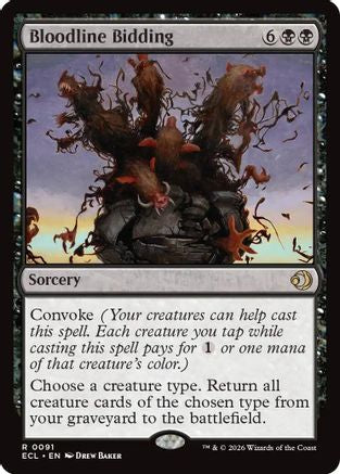 Bloodline Bidding (ECL-091) [Lorwyn Eclipsed]