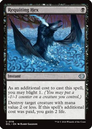 Requiting Hex (ECL-116) [Lorwyn Eclipsed] Foil
