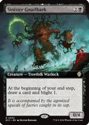 Sinister Gnarlbark (Extended Art) (ECC-032) [Commander: Lorwyn Eclipsed]