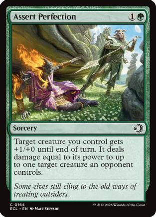 Assert Perfection (ECL-164) [Lorwyn Eclipsed] Foil