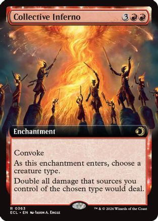 Collective Inferno (Extended Art) (ECL-363) [Lorwyn Eclipsed]