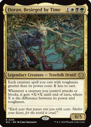 Doran, Besieged by Time (ECL-215) [Lorwyn Eclipsed]