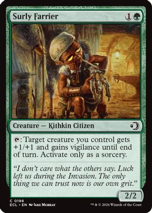 Surly Farrier (ECL-196) [Lorwyn Eclipsed] Foil