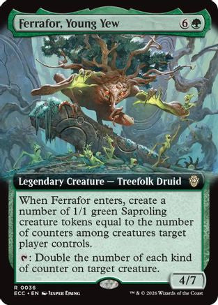 Ferrafor, Young Yew (Extended Art) (ECC-036) [Commander: Lorwyn Eclipsed] Foil