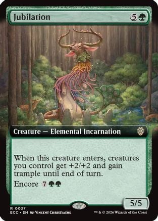 Jubilation (Extended Art) (ECC-037) [Commander: Lorwyn Eclipsed] Foil