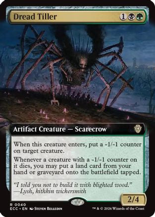 Dread Tiller (Extended Art) (ECC-040) [Commander: Lorwyn Eclipsed]