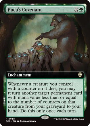 Puca's Covenant (Extended Art) (ECC-038) [Commander: Lorwyn Eclipsed] Foil