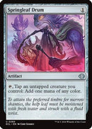Springleaf Drum (ECL-260) [Lorwyn Eclipsed] Foil