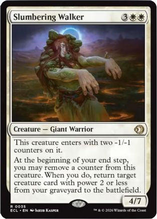 Slumbering Walker (ECL-035) [Lorwyn Eclipsed]