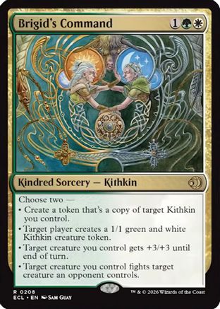 Brigid's Command (ECL-208) [Lorwyn Eclipsed]