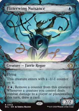 Flitterwing Nuisance (Showcase) (ECL-304) [Lorwyn Eclipsed] Foil