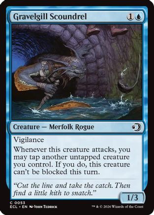 Gravelgill Scoundrel (ECL-053) [Lorwyn Eclipsed] Foil