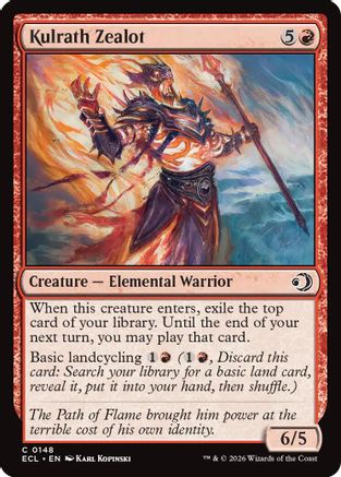 Kulrath Zealot (ECL-148) [Lorwyn Eclipsed] Foil