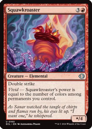 Squawkroaster (ECL-160) [Lorwyn Eclipsed] Foil