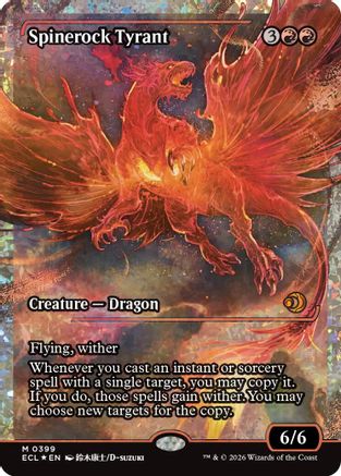 Spinerock Tyrant (0399) (Showcase) (Fracture Foil) (ECL-399) [Lorwyn Eclipsed] Foil