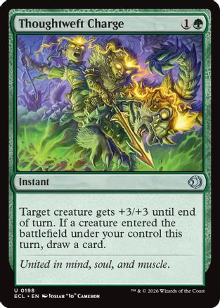 Thoughtweft Charge (ECL-198) [Lorwyn Eclipsed] Foil