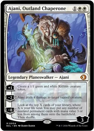 Ajani, Outland Chaperone (ECL-004) [Lorwyn Eclipsed] Foil