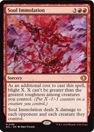 Soul Immolation (ECL-156) [Lorwyn Eclipsed]