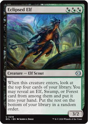 Eclipsed Elf (ECL-218) [Lorwyn Eclipsed] Foil