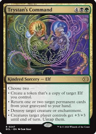 Trystan's Command (ECL-247) [Lorwyn Eclipsed] Foil