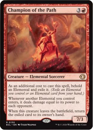Champion of the Path (ECL-130) [Lorwyn Eclipsed] Foil