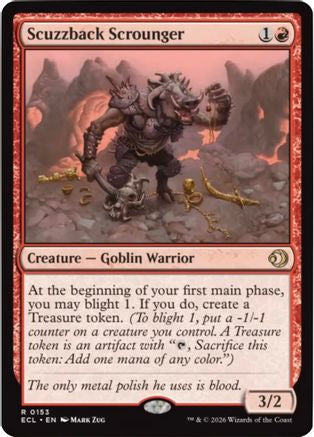 Scuzzback Scrounger (ECL-153) [Lorwyn Eclipsed] Foil