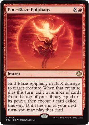 End-Blaze Epiphany (ECL-134) [Lorwyn Eclipsed] Foil