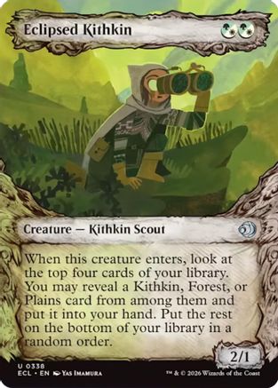 Eclipsed Kithkin (Showcase) (ECL-338) [Lorwyn Eclipsed] Foil