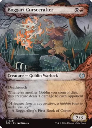 Boggart Cursecrafter (Showcase) (ECL-331) [Lorwyn Eclipsed] Foil