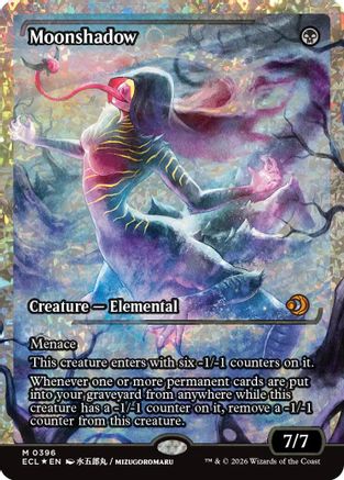 Moonshadow (0396) (Showcase) (Fracture Foil) (ECL-396) [Lorwyn Eclipsed] Foil